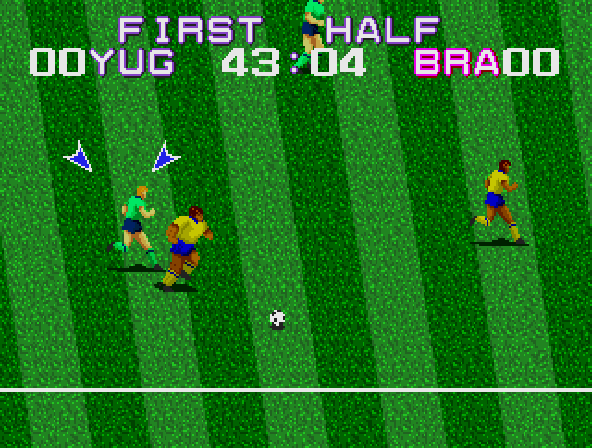 Tecmo World Cup (Mega Play) Screenthot 2